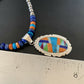 Navajo Spiny Oyster Turquoise Pendant Necklace | Sterling Silver | 21" | Authentic Native American Handmade | 11363