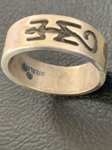 Native American Navajo Stamped Sterling Silver Pueblo Ring | Sz 7 | 11979 - Masha USA