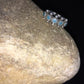 Navajo Women's Blue Turquoise Ring | Sterling Silver | Sz 6.25 | Authentic Native American Handmade | 01785