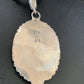 Men's Navajo Turquoise #8 Pendant Necklace | Sterling Silver | Native American Handmade | 13260