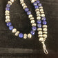 Native American Men's Lapis Necklace | Navajo Sterling Silver | 22" | 8531