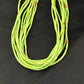 Navajo Green Gaspeite Heishi Necklace | 10 Strand | Sterling Silver | 17" | 10256