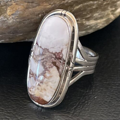 Navajo Wild Horse Turquoise Ring | Sterling Silver | Sz 11 | Authentic Native American Handmade | 1879