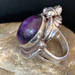 Native American Navajo Sterling Silver Purple Sugilite Ring | Sz 10 | 10444