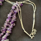 Navajo Purple Amethyst Liquid Heishi Necklace Pendant | Sterling Silver Tubes | Authentic Native American Handmade | 869