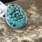 Navajo Blue Spiderweb Turquoise Ring | Sterling Silver | Sz 6 | 10283