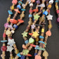 Southwestern Santo Domingo Red Coral Blue Turquoise Necklace | 28" | Authentic Native American Handmade | 12455