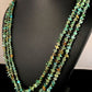 Native American Santo Domingo Turquoise Necklace & Bracelet Set | 3 Strand | 8762