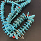Authentic Native American Santo Domingo Necklace | Sterling Silver, Coral & Turquoise | 36" Graduated | 12068