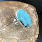 Navajo Blue Kingman Turquoise Ring | Sterling Silver | Sz 5 | Authentic Native American Handmade | 10488