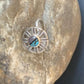 Native American Women's Navajo Blue Turquoise Sugilite Inlay Ring | Sz 6 | 11179
