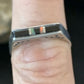 Navajo Black Onyx Opal Inlay Ring | Sz 7 | Authentic Native American Handmade | 11143