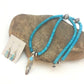 Navajo Opal & Turquoise Pendant Necklace & Earrings Set | Sterling Silver | Authentic Native American Handmade | 8905