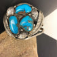 Navajo Old Pawn Bisbee Turquoise Cuff Bracelet | Sterling Silver | Native American | 8281
