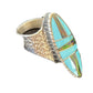 Navajo Multi-Color Opal & Turquoise Inlay Ring | Sterling Silver | Sz 7 | Authentic Native American Handmade | 1579