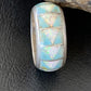 Navajo Blue Turquoise Inlay Ring | Sterling Silver | Sz 11 | Authentic Native American Handmade | 12562
