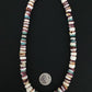 Navajo Purple Spiny Oyster Turquoise Necklace | Sterling Silver | 20" | Authentic Native American Handmade | 2519