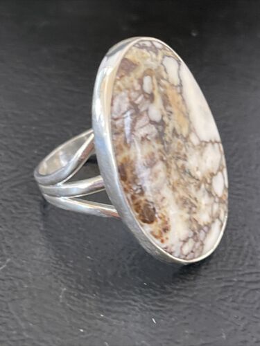 Navajo Wild Horse Turquoise Ring | Sterling Silver | Sz 9 | Authentic Native American Handmade | 10289