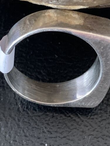 Navajo Yellow Turquoise Ring | Sterling Silver | Sz 8 | Authentic Native American Handmade | 1736