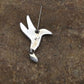 Navajo Hummingbird Inlay Pin | Turquoise | Sterling Silver | Authentic Native American Handmade | 2903
