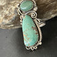 Navajo Green Turquoise Cluster Ring | Authentic Native American Sterling Silver | Multi-Stone | Sz 12 | 14696