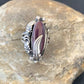 Navajo Purple Spiny Oyster Ring | Sterling Silver | Sz 6 | Authentic Native American Handmade | 3476