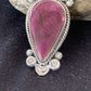 Native American Men's Sterling Silver Purple Spiny Oyster Ring | Sz 11 | 424