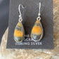 Native American Navajo Bumblebee Jasper Earrings Set | Sterling Silver | Handmade | 1560