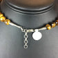 Navajo Native American | 8mm | Tiger's Eye | Sterling Silver Necklace | 20" | Southwestern