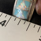Navajo Blue Turquoise Inlay Ring | Sterling Silver | Sz 11 | Authentic Native American Handmade | 12562
