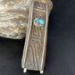 Navajo Blue Turquoise Hair Barrette | Sterling Silver | 4" | Authentic Native American Handmade | 13731