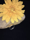 Navajo Yellow Turquoise Inlay Ring | Sterling Silver | Sz 11.5 | Authentic Native American Handmade | 1732