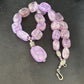 Navajo Purple Amethyst Necklace | Sterling Silver | 22" | Authentic Native American Handmade | 14296