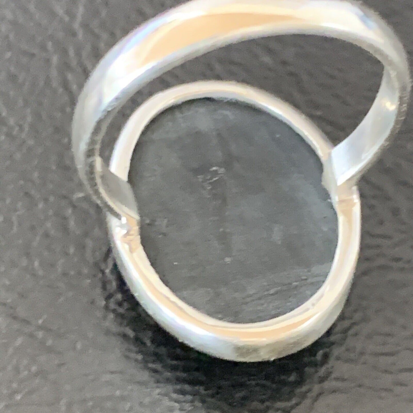 Southwestern Navajo Handmade Sterling Silver Black Onyx Ring | Sz 7.5 | 11621