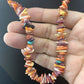 Navajo Red Spiny Oyster Turquoise Necklace | Sterling Silver | Authentic Native American Handmade | 18" | 1812