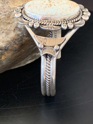 High-Grade Dry Creek Turquoise Cuff Bracelet | Navajo Sterling Silver | Authentic Native American Jewelry | 2083