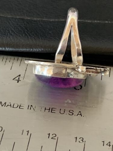 Native American Navajo Purple Sugilite Ring | Sterling Silver | Sz 10 | 10445 - Masha USA