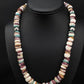 Navajo Purple Spiny Oyster Turquoise Necklace | Sterling Silver | 20" | Authentic Native American Handmade | 2519