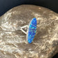 Navajo Blue Opal Inlay Band Ring | Sz 6 | Authentic Native American Handmade | 14702