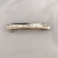 Navajo Hair Barrette | Stamped Sterling Silver | 2.5" | Authentic Native American Handmade | 14192