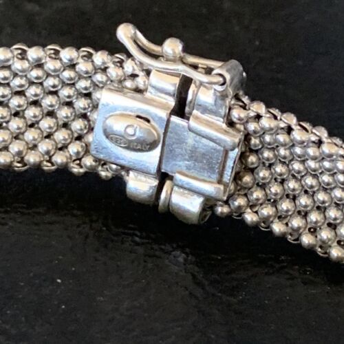 Native American Mesh Bracelet | Sterling Silver | 8" | 14193