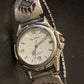 Authentic Native American Hopi Sterling Silver Watch Tips Band | Bear Paw Design | Vintage Men's Jewelry | Old Pawn | 1446
