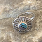 Native American Women's Navajo Blue Turquoise Sugilite Inlay Ring | Sz 6 | 11179