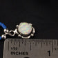 Navajo Opal Pendant with Lapis Beads | Sterling Silver Necklace | 17" | Authentic Native American Handmade | 10122