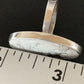 Southwestern Women's Navajo White Howlite Ring | Sterling Silver | Sz 9.5 | 11608