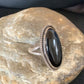 Native American Old Pawn Navajo Black Onyx Ring | Sterling Silver | Sz 7 | 11947