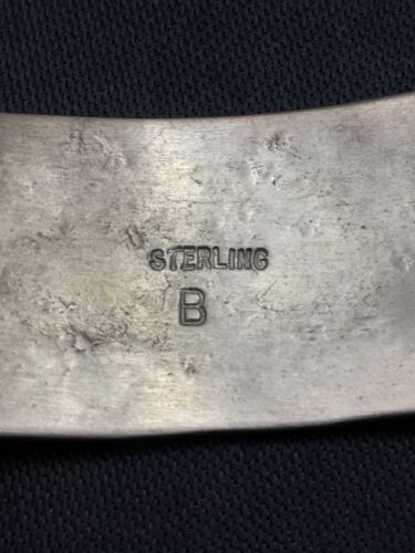 Native American Navajo Old Pawn Bracelet | Sterling Silver | Sz 5.75 | 1027