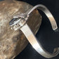 Navajo Black Onyx Cuff Bracelet | Sterling Silver | Authentic Native American Handmade | 13561