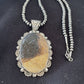 Navajo Pearls Picture Jasper Pendant Necklace | Sterling Silver | Authentic Native American Handmade | 1302
