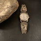 Authentic Native American Navajo Sterling Silver Watch Tips | Old Pawn Kokopelli Design | 1448